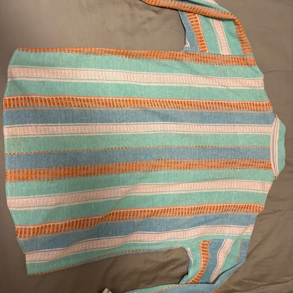 Scotch & Soda Teal and Orange Knit